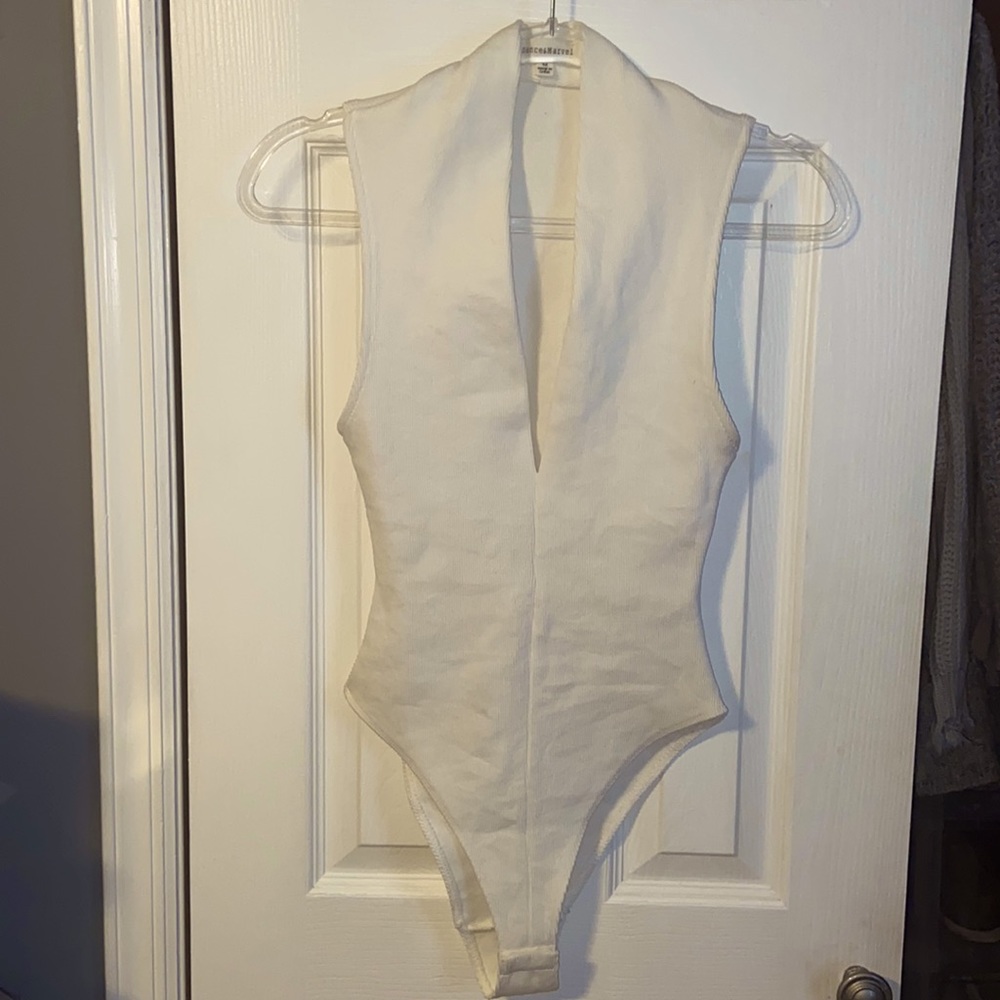 Cream colored bodysuit!